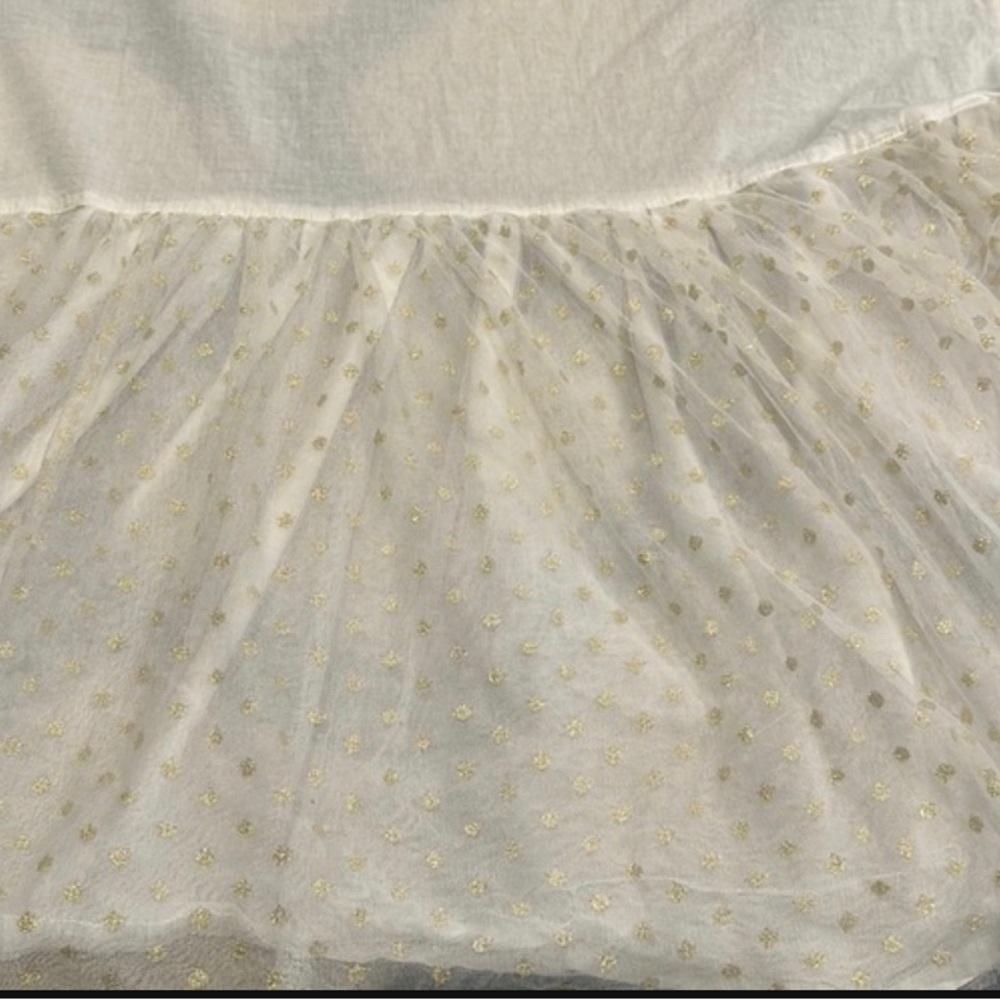Pottery Barn Polka Dot Crib Skirt
